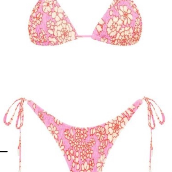 triangl swimwear Other - Triangl pink floral bikini